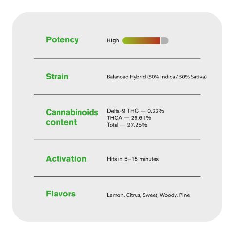 Area 41 King Size Pre-Roll - Hybrid - 1.5g - 1 Joint - THCA - Thumbnail 7