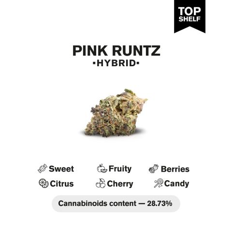 Pink Runtz Flower - Hybrid - THCA - Thumbnail 5