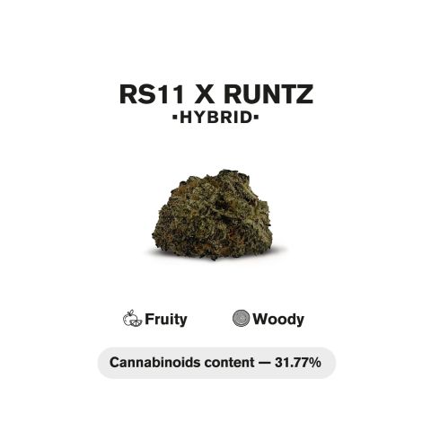 RS11 x Runtz King Size Pre-Roll - Hybrid - 1.5g - 1 Joint - THCA - Thumbnail 5