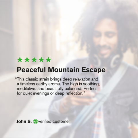 Hindu Kush Mini Pre-Roll - Hindu Kush Strain - 0.5g - THCA - 5 Joints - Thumbnail 10