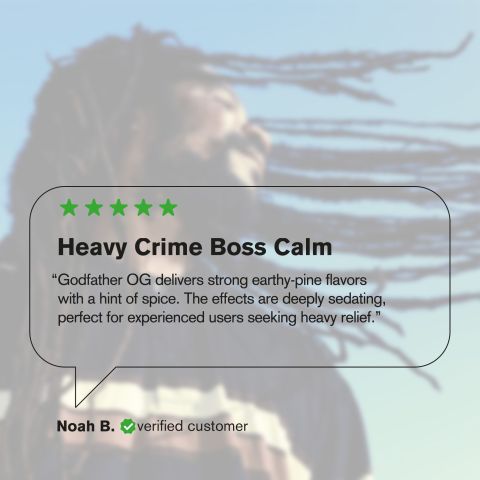 Godfather OG King Size Pre-Roll - Hybrid - 1.5g - 1 Joint - THCA - Thumbnail 9