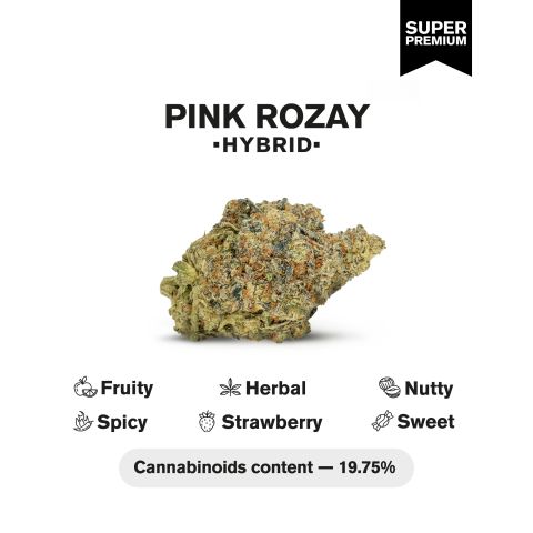 Pink Rozay Flower - Indica - THCA - Thumbnail 5