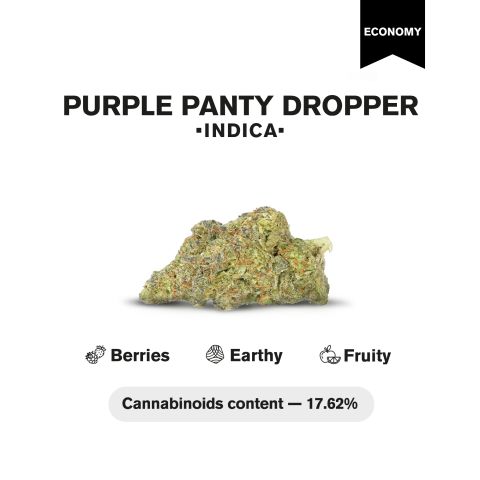Purple Panty Dropper Flower - Indica - THCA - Thumbnail 3