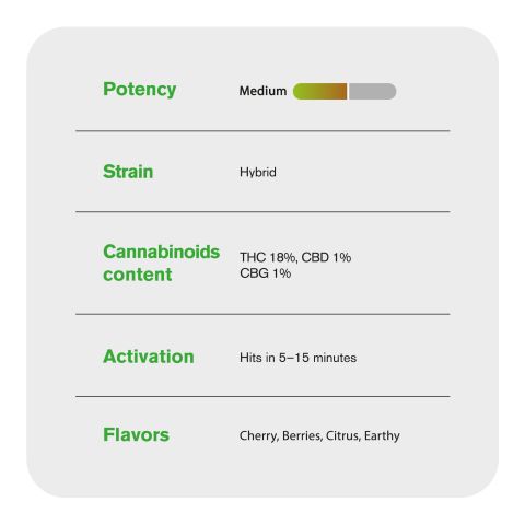 Black Cherry Soda Flower - Hybrid - THCA - Thumbnail 4