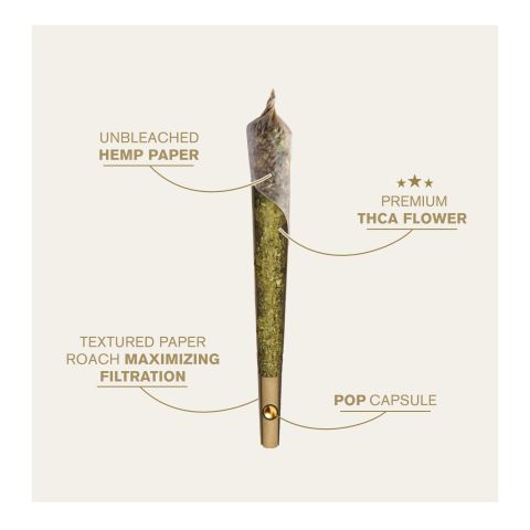 Pop Capsule Pre-Roll - Indica Blend - 1.5g - THCA - Thumbnail 2