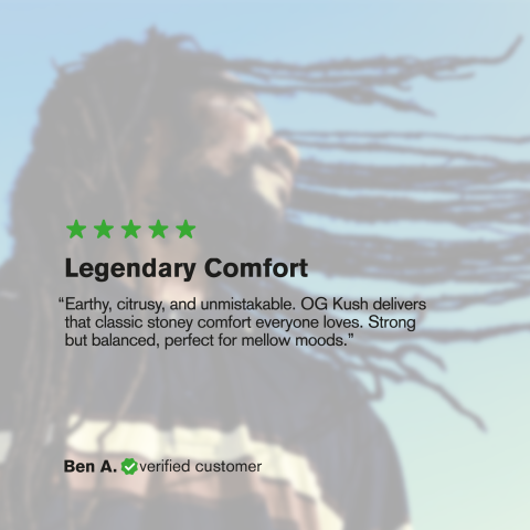 OG Kush King Size Pre-Roll - Hybrid - 1.5g - THCA - 1 Joint - Thumbnail 9