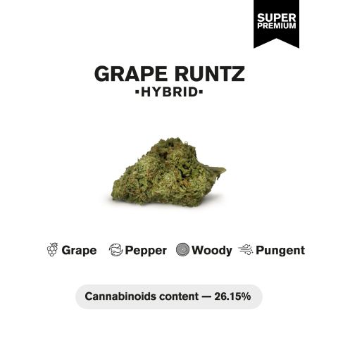 Grape Runtz Flower - Hybrid - THCA - Thumbnail 4