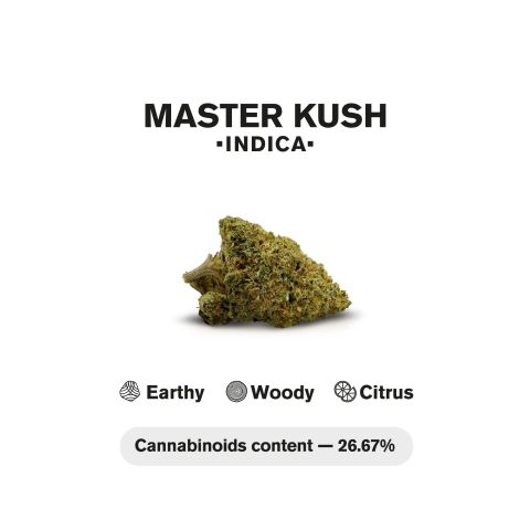 Master Kush King Size Pre-Roll - Indica - 1.5g - THCA - 1 Joint - Thumbnail 5