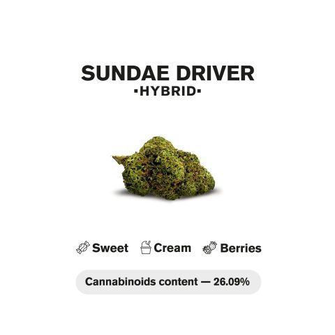 Sundae Driver Mini Pre-Roll - Hybrid - 0.5g - THCA - 5 Joints - Thumbnail 5