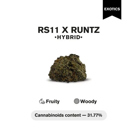 RS11 x Runtz Flower - Hybrid - THCA - Thumbnail 4
