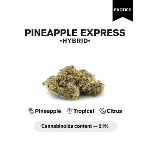 Pineapple Express Flower - Hybrid - THCA - Thumbnail 3